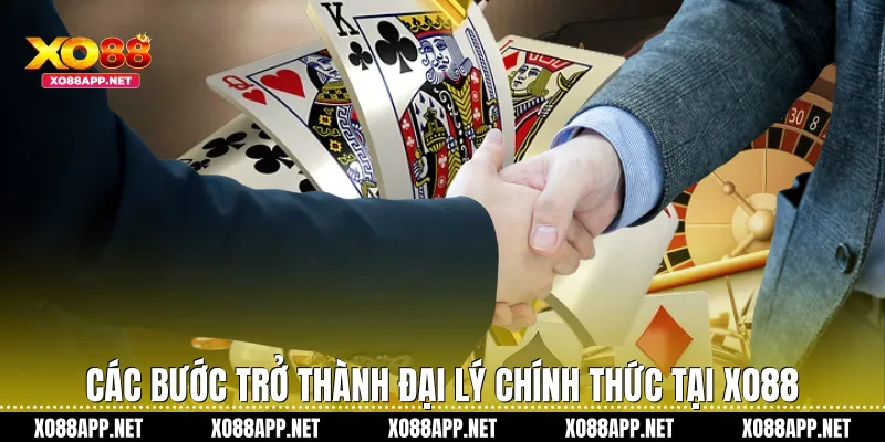 Các bước trở thành đại lý chính thức tại Xo88