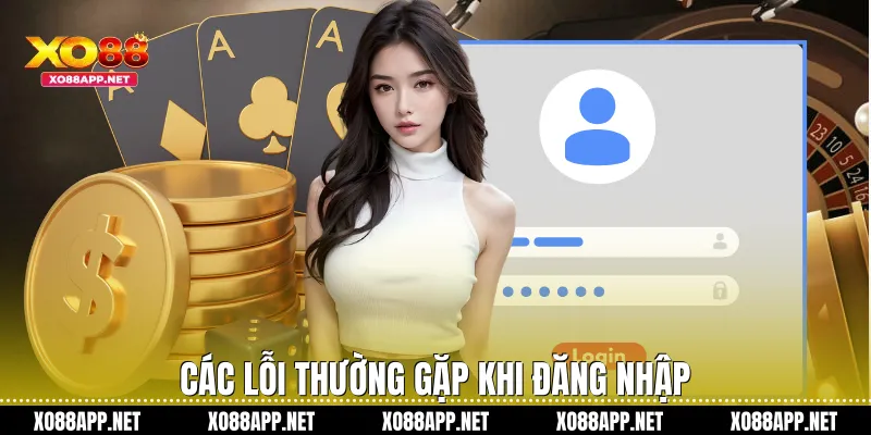 Các lỗi thường gặp khi đăng nhập