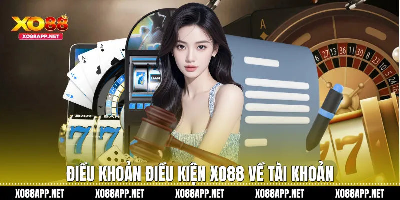 Điều khoản điều kiện Xo88 về tài khoản